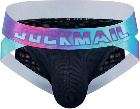JOCKMAIL Mens Briefs Underwear Wide Belt Mens Underwear Mesh Athletic Sport Underwear Briefs in Saudi Arabia