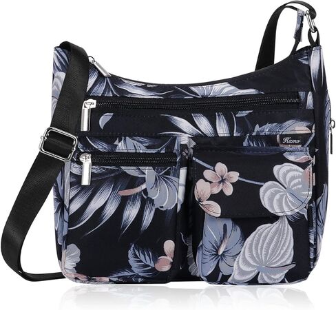 Kamo Crossbody Bag for Women - Multi-pocket Shoulder Bag Lightweight Messenger Bag Casual printed Purse Handbag Travel Bag in Saudi Arabia