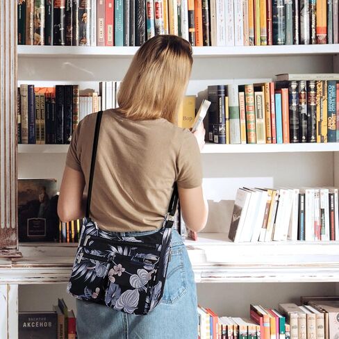 Kamo Crossbody Bag for Women - Multi-pocket Shoulder Bag Lightweight Messenger Bag Casual printed Purse Handbag Travel Bag in Saudi Arabia