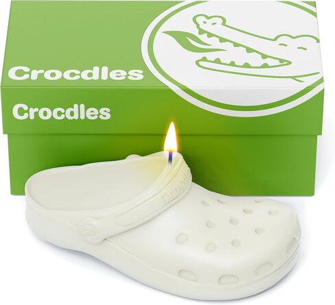Croc Candle with GiftBox - Air Wax - Girlfriend Birthday Gifts for Women - White Elephant Gift for Friends - Fun Gifts for Women - Cute Candles for Teen Girls - Cool Candles - Unique Mothers Day Gift in Saudi Arabia