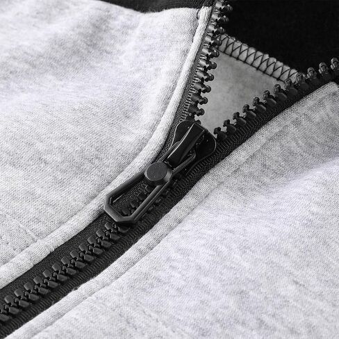OHSNMAKSL Hoodies for Men sherpa Warm Fleece Hoodie Jacket Sweatshirt Full Zip Sport Workout Coats in Kuwait