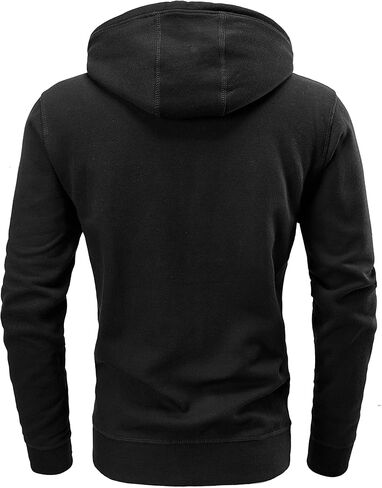 Hodies Ohsnmaksl للرجال Sherpa دافئ الصوف هوديي سترة Sweatshirt الكامل zip Sport Workout Coats in Kuwait