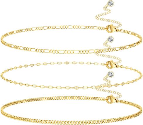 Foxgirl Gold Waist Chains for Women, 14K Gold Plated Layered Belly Chain Adjustable Waterproof Sexy Bikini Satellite Beads Chain Summer Non Tarnish Body Chain Jewelry Gifts for Women in Kuwait