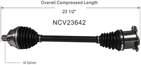 GSP NCV23642 CV Axle Shaft Assembly - Left Front (Driver Side) in Saudi Arabia