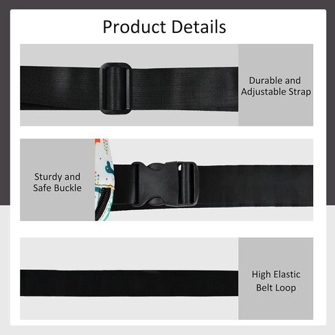 Kids Fanny Pack with Adjustable Strap Belt Bag Cute Girl Fanny Pack Gift (Dinosaur) in Saudi Arabia
