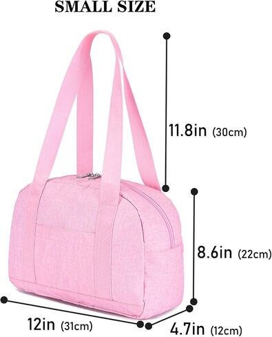 Mini Gym Bag for Women Girls, 12 inch Small Gym Tote Bag, Lightweight Carry On Bag, Small Duffle Bag for Travel Sports in Saudi Arabia