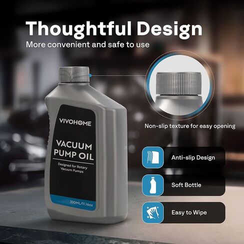 VIVOHOME Premium High Vacuum Pump Oil 330ml/11.16oz, High Viscosity and Low Moisture HVAC in Saudi Arabia