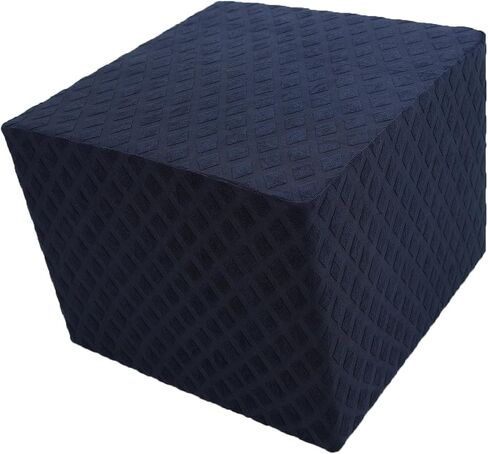 Square Ottoman Cover, Small Ottoman Slipcover, Footstool Cover, Stretch Cube Footrest Ottoman Cover in Saudi Arabia