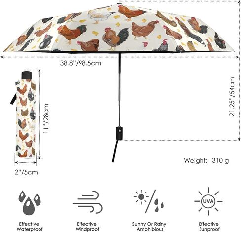 JIPONI Travel Umbrella Personalized Automatic Folding Umbrellas Windproof UV Proof Sun Rain Umbrella 3 in Saudi Arabia