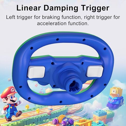 عجلة سباق ألعاب الكمبيوتر اللاسلكية من DOYO لمنصات متعددة - عجلة قيادة احترافية مع محركات مزدوجة الاهتزاز واتصال بلوتوث in Kuwait