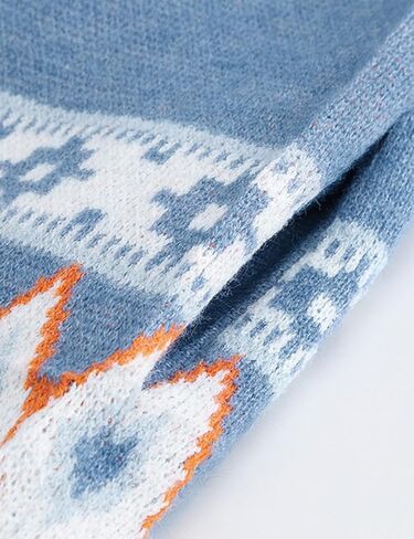 Perbai Womens Boho Aztec Cardigan Sweater Shawl Collar Open Front Tribal Long Sweater Coat with Pockets in Kuwait