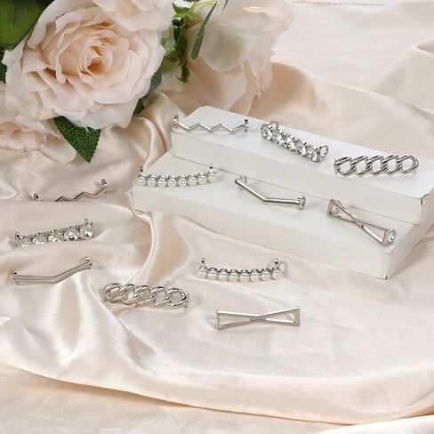 12 PCS سحر حمص ، مقاطع أحذية زخرفية DIY ، أحذية رياضية الذهب زينة الزخارف فو فو لؤلؤة أحذية أحذية الملحق in Kuwait