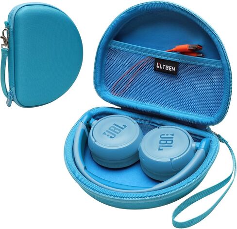 LTGEM EVA Hard Case for JBL JR300BT / Jr310BT, Sony MDR-ZX110 / MDRZX110NC / MDR-ZX310AP Wireless On-Ear Headphones - Red in Saudi Arabia