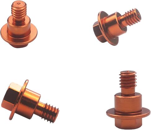 Aluminum Fork Guard Bolts Screw for SX50 12-23 SX65 02-23 SX85 03-23 SX SX-F XC XC-F EXC EXC-F XC-W XCF-W 2000-2023 (Orange) in Saudi Arabia