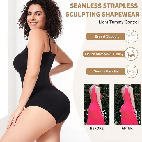 JOYSHAPER Strapless Shapewear for Women Tummy Control Bodysuit Seamless Sculpting Thong Body Shaper in Saudi Arabia