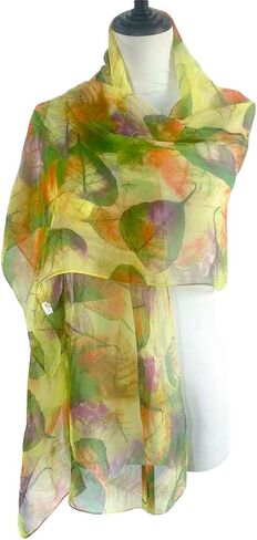 وشاح للنساء أزياء خفيفة الوزن الأزهار المطبوعة الأوشحة الرقبة وشاح in Kuwait