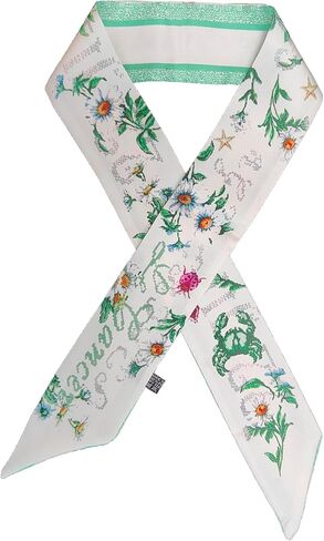 Scarf for Women Summer Thin Bandana Small Lightweight Fashion Daily & Party Accessory for Bag Hair in Saudi Arabia
