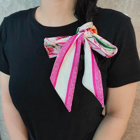 Scarf for Women Summer Thin Bandana Small Lightweight Fashion Daily & Party Accessory for Bag Hair in Saudi Arabia