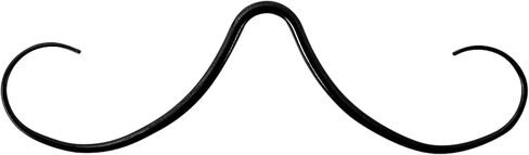 14G/16G Mustache Septum Ring, 316 Surgical Stainless Steel Septum Ring Piercing Jewelry for Women Men Halloween Christmas, Mustache Nose Piercings Black Gold Rainbow in Saudi Arabia