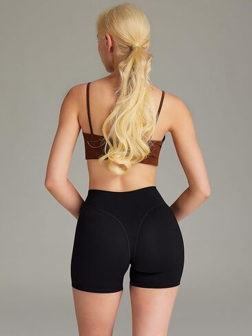 شورت Avgo Gym Shorts 4.5 بوصة - V على شكل عالي محرقة بعقب رفع البطن in Kuwait