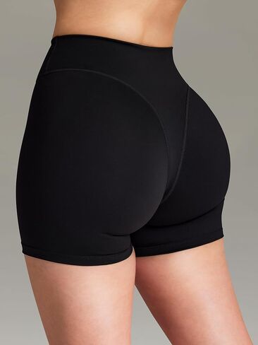 شورت Avgo Gym Shorts 4.5 بوصة - V على شكل عالي محرقة بعقب رفع البطن in Kuwait