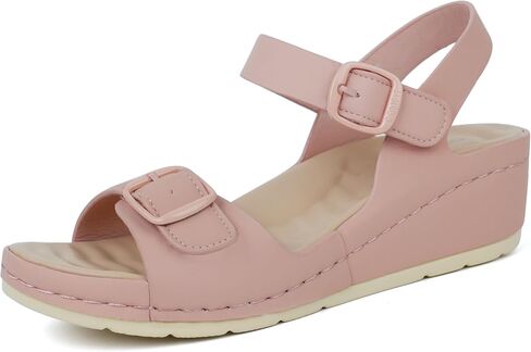 Women Arch Support Wedge Sandals Comfortable Waking Sandals in Saudi Arabia