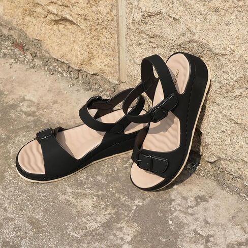 نساء دعم القوس الصنادل الإسفين المريحة in Kuwait