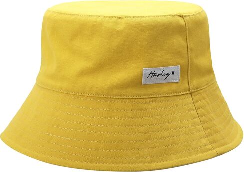 Hurley Women's Bucket Hat - 100 ٪ من القماش القطني القابل للتعبئة ، قابلة للوزن الخفيف ، وذات عكسها عكسها للنزهات وارتداء غير رسمي in Kuwait