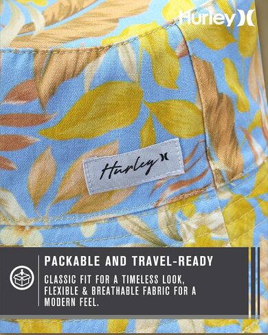 Hurley Women's Bucket Hat - 100 ٪ من القماش القطني القابل للتعبئة ، قابلة للوزن الخفيف ، وذات عكسها عكسها للنزهات وارتداء غير رسمي in Kuwait