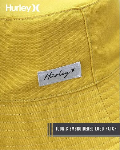 Hurley Women's Bucket Hat - 100 ٪ من القماش القطني القابل للتعبئة ، قابلة للوزن الخفيف ، وذات عكسها عكسها للنزهات وارتداء غير رسمي in Kuwait