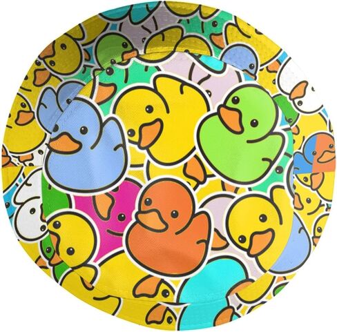Cartoon Duck Bucket Hat for Men Women Funny Duck Fisherman Hat Summer Packable Outdoor Travel Beach Sun Caps in Saudi Arabia