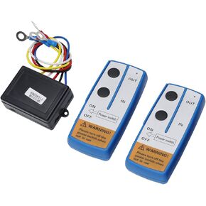 Mayspare Wireless Winch Remote Control Kit 100 قدم وحدة التحكم في المحول 2PCS 12V Recover