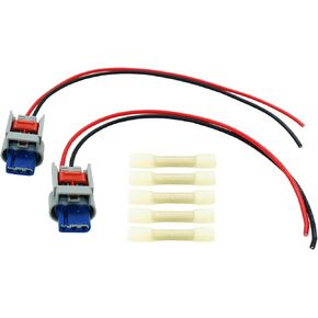 2 PCS 2 Wires Ignition Coil Coynector Harness Harness Pigtail Plug Fit for Chrysler 200 300 2006-14 Dodge Avenger 2008-2014 Jeep Patriot Compass 2.0 2.4 2.7 3.5 4.0 4.0 4606869ad ، 4606869ab ، 4606869ac