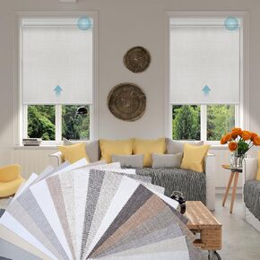 SmartWings 100% Blackout Fabric Sample, Applications for Electric Blinds, Multi Color