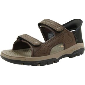 Skechers الرجال tresmen-reece اثنين من حزام مفتوح اصبع القدم الصندل