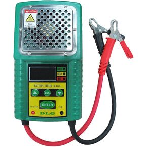 DI-226A LCD Indication Versatile Lead-Acid Battery Tester with CCA/Work Load/Internal Resistance Test Electric Vehicle Battery/UPS Battery/Solar Energy Battery/Marine Battery/Car Battery