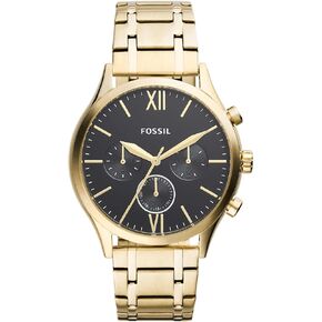 Fossil Fenmore Midsize Midfunction Gold-Gold-Steel Watch BQ2366