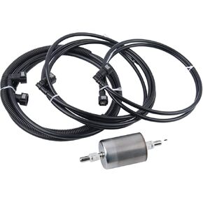 Nylon Fuel Lline kit NFR0005 for Chevy Blazer GMC Jimmy 2 Door 4.3L1997 1998 1999 00 01 02 03 04 2005 Inline Tube 1 Set Tight Fit Car Fuel Line Replacement Kit