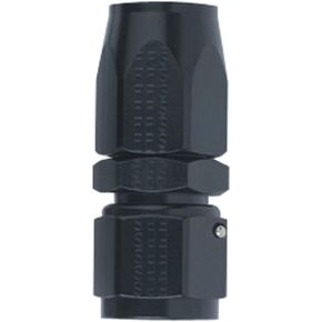 Fragola -10AN Straight Power Flow Hose End - Black