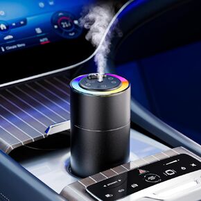 Smart Car Air Freshener, 160ML Car Fresheners Diffuser Long Lasting 6 Months with 20+ Light Effects RGB Lights and Star Projector, 3 Mode Adjustable Auto On/Off, Pure Essential Oils (Cologne)
