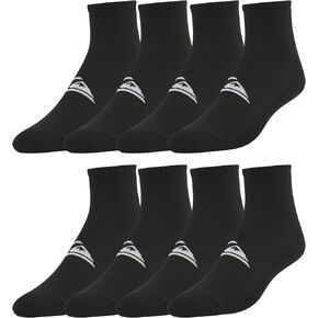 Quiksilver Mens Socks 8 Pairs Ankle Socks for Men Premium Athletic Shoe Size 8-12