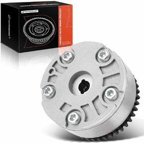 A-Premium Exhaust Engine Variable Valve Timing (VVT) Sprocket Gear Camshaft Adjuster Phaser Compatible with Nissan Versa 2012-2019, Versa Note 2014-2019, 1.6L