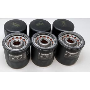 Qty (6) OEM Oil Filter Compatible with Kawasaki 49065-0724 Replaces 49065-7010