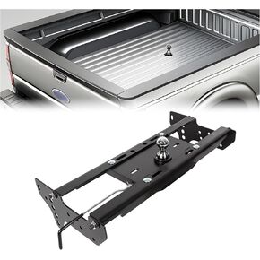 Ecotric Groenseck Trailer Hitch متوافق مع 1999-2016 Ford F250 F350 Super Duty Complete Underbed Groenseck Rail Trailer Kit ، 2-5/16-In. كرة فليب ، 30،000 رطل