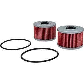 2 Universal 112 Oil Filter Compatible with Kawasaki KLX 110 110L 125 140 150 230 250 300 450 Z125 Z250 KL250 KSR110 BX250 Polaris Outlaw Predator 500 Suzuki DR-Z110