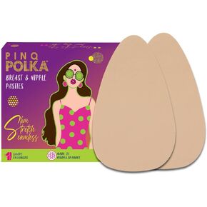 Breast Lift Tape Pasties for Saggy Breasts - Adhesive Invisible Boob Tape Pasty 3 Pair & 10 Seamless Nipple Covers