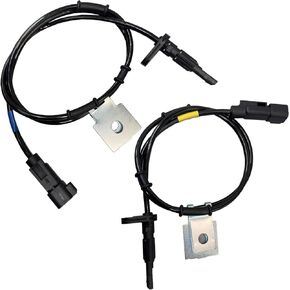 2PCS Front Left & Right ABS Wheel Speed Sensor for Chevrolet Equinox 2.4L L4 (2010-2017) / GMC Terrain 2.4L L4 (2010-2017) 20811371, 20811372, ALS1994, ALS2199