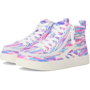Billy Footwear Kids Billy CS High Top Shoes for Big Kids and Little Kids - Canvas Construction - Signature Stripes