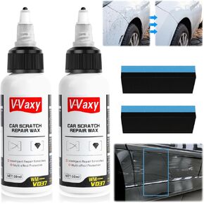V-Vaxy Car Scratch Repair Wax, Car Buff Out Scratch, Car Scratches Repairing & Polishing Wax Paint Restorer, Scratch Repair, Multi-effect Protection(2PCS)