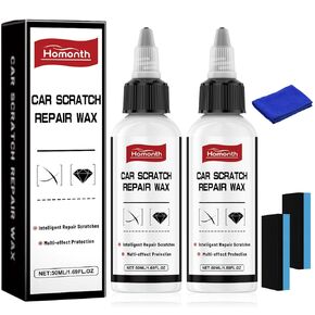 Homonth Car Scratch Remover,Car Paint Scratches Repairing & Polishing Paint Restorer, Multi-Effect Protectio,for All Vehicles, Homonth Car Scratch Repair Wax,2025 Upgrade (2pc)